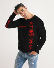 Load image into Gallery viewer, SF WEAR 5STAR 2.0 - BLACK/RED Men's All-Over Print Long Sleeve Tee