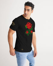 Load image into Gallery viewer, 1 ROSE - BLACK Men's T-SHIRT