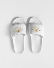Load image into Gallery viewer, SF WEAR SLIDES - GOLD/WHITE Men's Slide Sandal