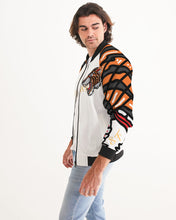 Load image into Gallery viewer, SF TIGER ROAR GOLD 2.O JACKET - WHITE Men's All-Over Print Bomber Jacket