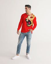 Load image into Gallery viewer, FLAME ROAR - RED Men's All-Over Print Long Sleeve Tee
