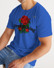 Load image into Gallery viewer, EVERYTHING ROSES 3.0 (T-SHIRT) - BLUE/BLACK Men's All-Over Print Tee