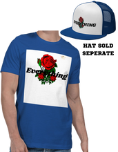 Load image into Gallery viewer, EVERYTHING ROSES (Jersey T-Shirt) - BLUE/WHITE/BLACK