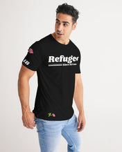 Load image into Gallery viewer, REFUGEES 2.0 - BLACK Men's All-Over Print Tee