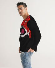 Load image into Gallery viewer, FLAME ROAR - BLACK Men's All-Over Print Long Sleeve Tee
