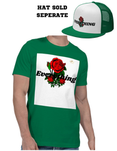 Load image into Gallery viewer, EVERYTHING ROSES (Jersey T-Shirt) - GREEN/WHITE/BLACK