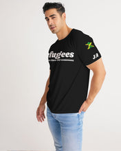 Load image into Gallery viewer, REFUGEES 2.0 - BLACK Men's All-Over Print Tee
