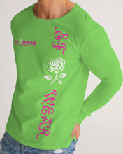 Load image into Gallery viewer, SF WEAR 5STAR LONGSLEEVE - SCHOCKING COLOR GREEN Men's All-Over Print Long Sleeve Tee