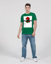 Load image into Gallery viewer, EVERYTHING ROSES (Jersey T-Shirt) - GREEN/WHITE/BLACK