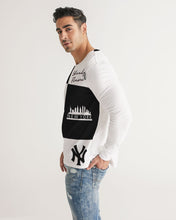 Load image into Gallery viewer, SF WEAR FLAVA - BLACK/WHITE Men's All-Over Print Long Sleeve Tee