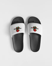 Load image into Gallery viewer, EVERYTHING ROSES BLACK/WHITE SLIDE Men's Slide Sandal