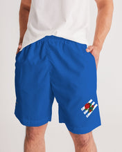 Load image into Gallery viewer, ETR 3 STRIPE - BLUE Men's All-Over Print Jogger Shorts