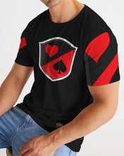 Load image into Gallery viewer, THE SHIELD SPADES/HEART - BLACK Men's All-Over Print Tee