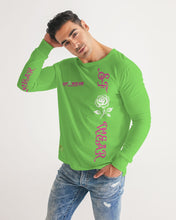 Load image into Gallery viewer, SF WEAR 5STAR LONGSLEEVE - SCHOCKING COLOR GREEN Men's All-Over Print Long Sleeve Tee
