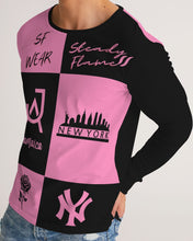 Load image into Gallery viewer, SF WEAR FLAVA - PINK/BLACK Men's All-Over Print Long Sleeve Tee