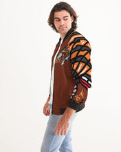 Load image into Gallery viewer, SF TIGER ROAR 2.O JACKET - DARK BROWN Men's All-Over Print Bomber Jacket