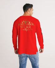 Load image into Gallery viewer, SF WEAR 5STAR 2.0 - RED Men's All-Over Print Long Sleeve Tee