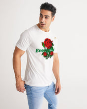 Load image into Gallery viewer, EVERYTHING ROSES 3 LINK UP - WHITE/GREEN Men's All-Over Print Tee
