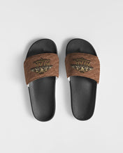 Load image into Gallery viewer, SF WEAR 3D LEATHER SLIDE - BROWN/BLACK Men's Slide Sandal