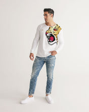 Load image into Gallery viewer, FLAME ROAR - WHITE Men's All-Over Print Long Sleeve Tee