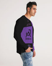 Load image into Gallery viewer, 663399 court purple Men's All-Over Print Long Sleeve Tee