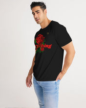 Load image into Gallery viewer, EVERYTHING ROSES 3 LINK UP - RED/BLACK Men's All-Over Print Tee