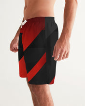 Load image into Gallery viewer, THE WEB SWIM TRUNKS SWAG - RED/BLACK Men's All-Over Print Swim Trunk