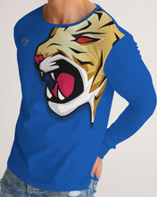 Load image into Gallery viewer, FLAME ROAR - BLUE Men's All-Over Print Long Sleeve Tee
