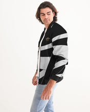 Load image into Gallery viewer, WILD - BLACK/WHITE JACKET Men's All-Over Print Bomber Jacket