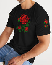 Load image into Gallery viewer, 1 ROSE - BLACK Men's T-SHIRT