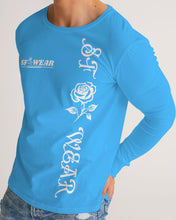 Load image into Gallery viewer, SF WEAR 5STAR 2.0 - LIGHT BLUE Men's All-Over Print Long Sleeve Tee