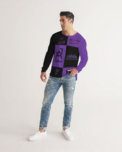 Load image into Gallery viewer, 663399 court purple Men's All-Over Print Long Sleeve Tee