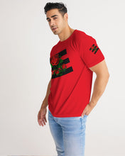 Load image into Gallery viewer, ETR 3 STRIPE TOP - RED Men's All-Over Print Tee