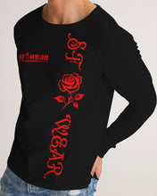 Load image into Gallery viewer, SF WEAR 5STAR 2.0 - BLACK/RED Men's All-Over Print Long Sleeve Tee