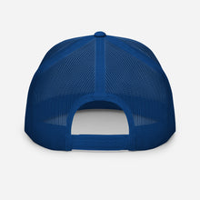 Load image into Gallery viewer, EVERYTHING ROSES LINK UP - BLUE/WHITE/BLACK Trucker Cap