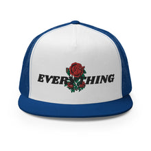 Load image into Gallery viewer, EVERYTHING ROSES LINK UP - BLUE/WHITE/BLACK Trucker Cap