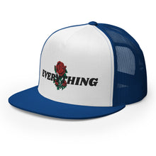 Load image into Gallery viewer, EVERYTHING ROSES LINK UP - BLUE/WHITE/BLACK Trucker Cap