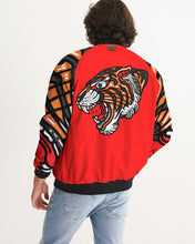 Load image into Gallery viewer, SF TIGER ROAR 2.O JACKET - RED Men's All-Over Print Bomber Jacket