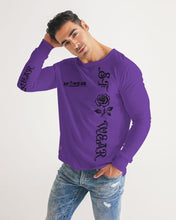 Load image into Gallery viewer, SF WEAR 5STAR 2.0 - PURPLE Men's All-Over Print Long Sleeve Tee