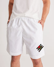 Load image into Gallery viewer, ETR 3 STRIPE Shirt - White Men's All-Over Print Jogger Shorts