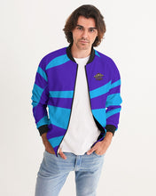 Load image into Gallery viewer, WILD - PURPLE/BLUE JACKET Men's All-Over Print Bomber Jacket