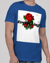Load image into Gallery viewer, EVERYTHING ROSES (Jersey T-Shirt) - BLUE/WHITE/BLACK