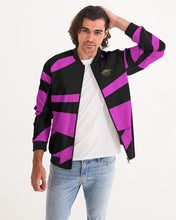 Load image into Gallery viewer, WILD - PINK/BLACK Men's All-Over Print Bomber Jacket