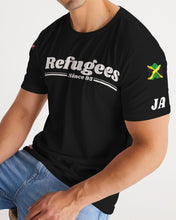 Load image into Gallery viewer, REFUGEES 2.0 - BLACK Men's All-Over Print Tee