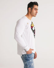 Load image into Gallery viewer, FLAME ROAR - WHITE Men's All-Over Print Long Sleeve Tee
