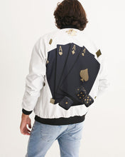 Load image into Gallery viewer, LIFE A GAMBLE 2 - WHITE Men's All-Over Print Bomber Jacket