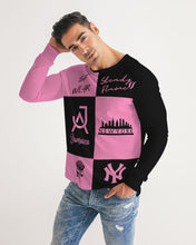 Load image into Gallery viewer, SF WEAR FLAVA - PINK/BLACK Men's All-Over Print Long Sleeve Tee