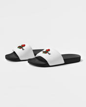 Load image into Gallery viewer, EVERYTHING ROSES BLACK/WHITE SLIDE Men's Slide Sandal