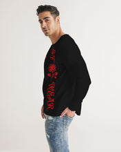 Load image into Gallery viewer, SF WEAR 5STAR 2.0 - BLACK/RED Men's All-Over Print Long Sleeve Tee