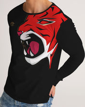 Load image into Gallery viewer, FLAME ROAR - BLACK Men's All-Over Print Long Sleeve Tee